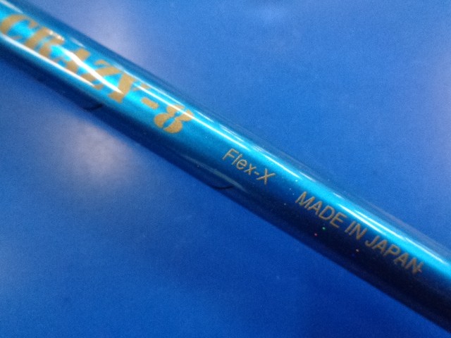 中古 CRAZY-8(X)blue キャロウェイ用スリーブ 44.75インチシャフト ゴルフ用品