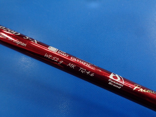 中古 DERAMAX020D 5-X キャロウェイ用スリーブ 44インチシャフト ゴルフ用品