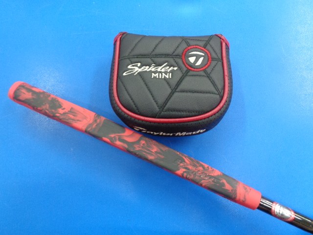 中古 SPIDER MINI TOUR REDパター ゴルフ用品