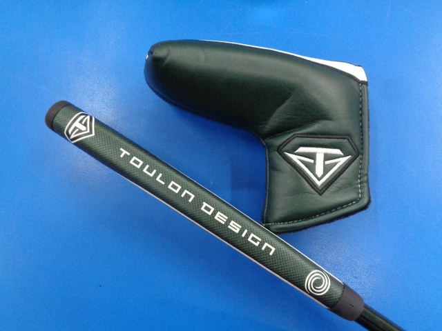 中古 TOULON GARAGE CHICAGO Black Doublebendパター ゴルフ用品