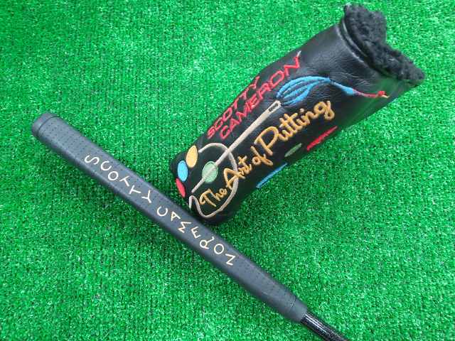 中古 カリフォルニア ソノマ ブラックIP加工パター ゴルフ用品