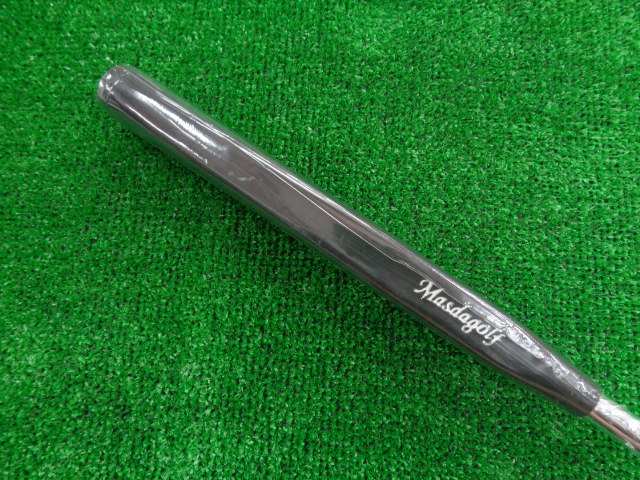 中古 STUDIO-3 ニッケルクロム仕上げ ブレードライン彫刻パター ゴルフ用品