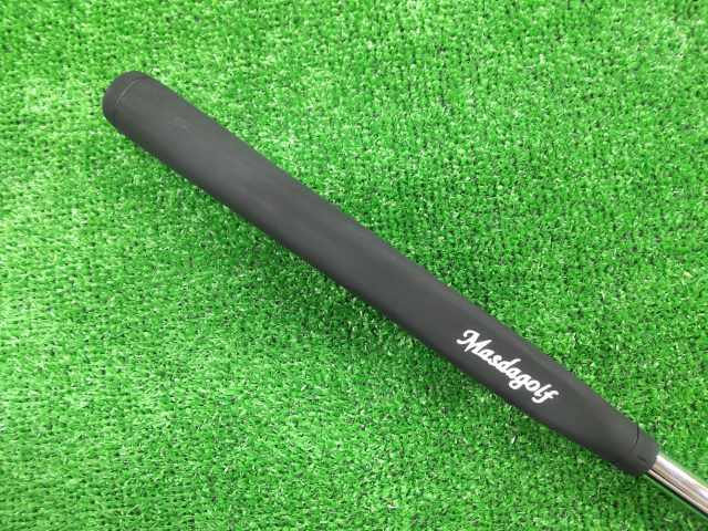 中古 STUDIO-1 ブラックオキサイド仕上げ ブレードライン彫刻パター ゴルフ用品