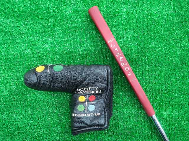 中古 スタジオスタイルニューポートパター ゴルフ用品