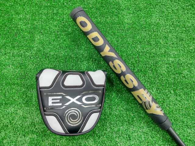 中古 EXO SEVEN MINI GOLDパター ゴルフ用品