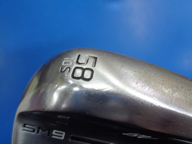 中古 ボーケイSM9ツアークローム58-10S 58°ウェッジ ゴルフ用品
