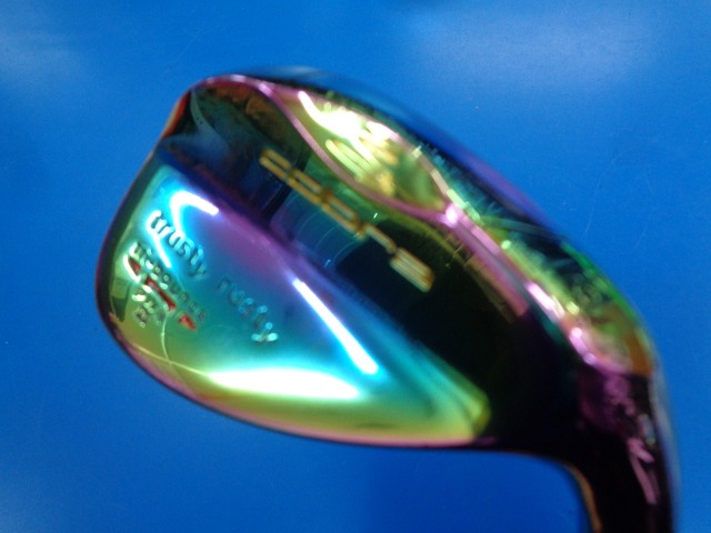 中古 trusty rusty 2012 レインボーIP加工 49°ウェッジ ゴルフ用品