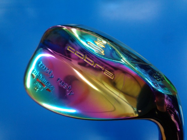 中古 trusty rusty 2012 レインボーIP加工 53°ウェッジ ゴルフ用品