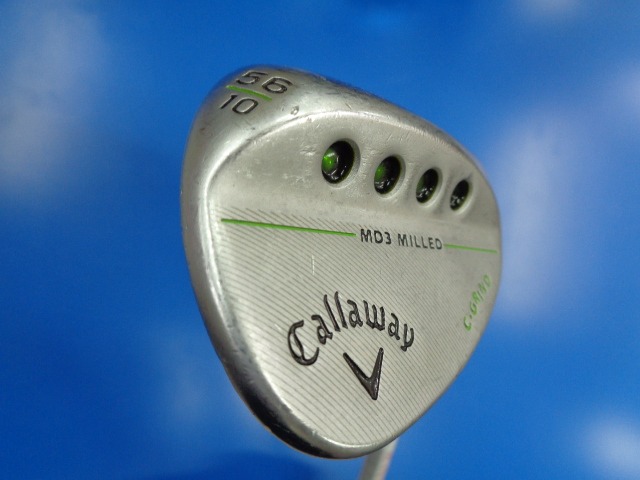 中古 MD3 MILLED サテンクロム 56-10C 56°ウェッジ ゴルフ用品