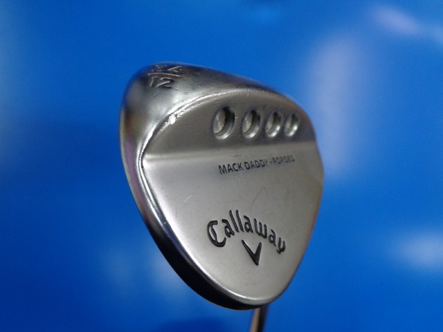 中古 MACK DADDY FORGED 2018 クロム 54-12 54°ウェッジ ゴルフ用品
