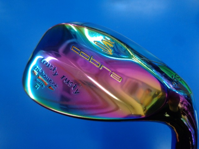 中古 trusty rusty 2012 レインボーIP加工 59°ウェッジ ゴルフ用品