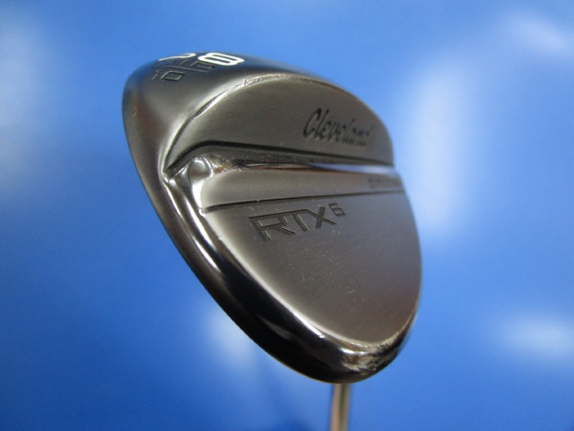 中古 RTX-6 ZIPCORE BLACK 58-10 58°ウェッジ ゴルフ用品