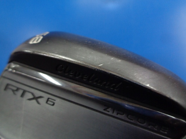 中古 RTX-6 ZIPCORE BLACK 58-6 58°ウェッジ ゴルフ用品