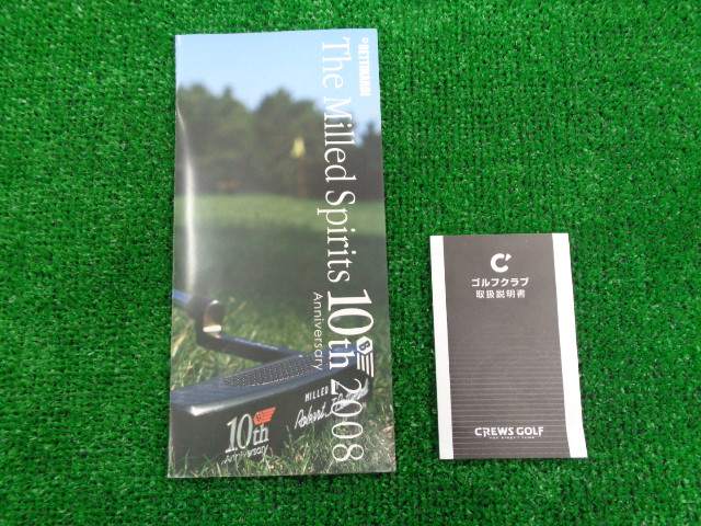 中古 Robert J.Bettinardi 10th Anniverasary◆世界500本限定◆パター ゴルフ用品