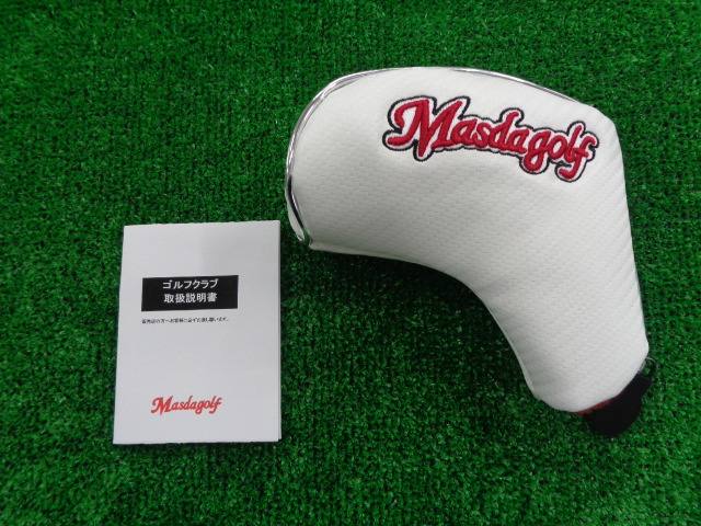 中古 STUDIO-3 銅メッキ仕上げブレードライン彫刻パター ゴルフ用品