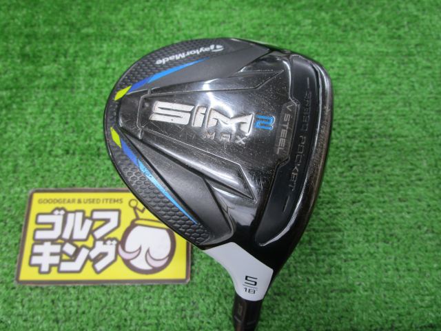 TaylorMade SIM2 MAX フェアウェイウッド 18° 5W テーラーメイドの