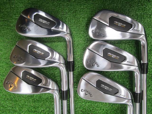 中古ゴルフ ROGUE ST PRO 6本の写真