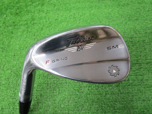 中古ゴルフ ボーケイSM6ツアークローム52-12F 52°