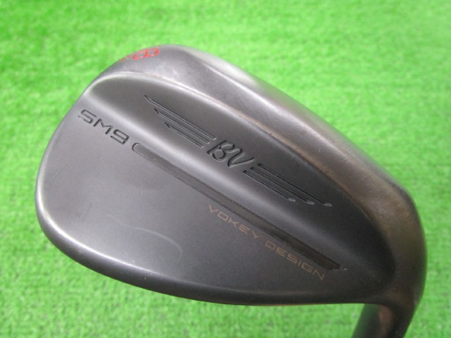 中古ゴルフ ボーケイSM9ジェットブラック58-12D 58°