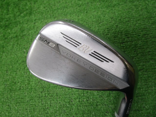 中古ゴルフ ボーケイSM8ツアークローム48-10F 48°