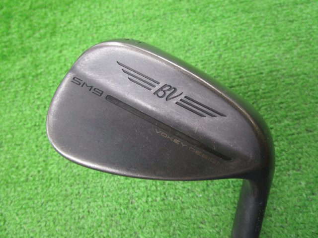 中古ゴルフ ボーケイSM9ジェットブラック52-12F 52°