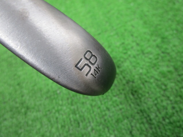 中古 ボーケイSM9ジェットブラック58-14K 58°ウェッジ ゴルフ用品