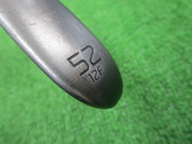 中古 ボーケイSM9ジェットブラック52-12F 52°ウェッジ ゴルフ用品