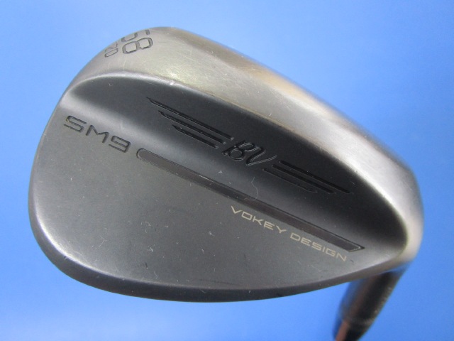 中古ゴルフ ボーケイSM9ジェットブラック58-12D 58°の写真