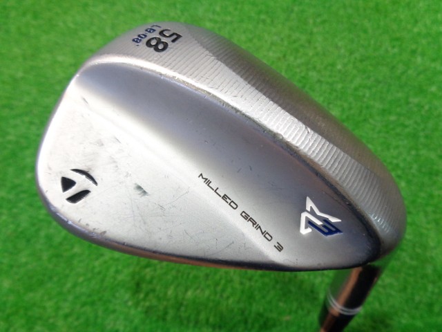中古ゴルフ MILLED GRIND3 Chrome 58LB-08 58°