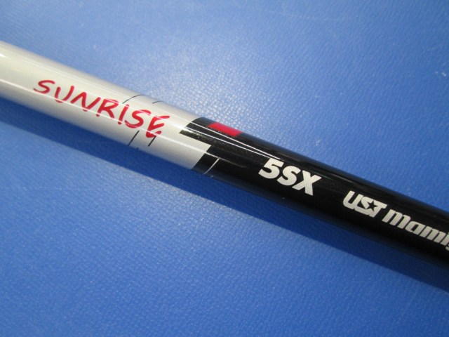 UST MAMIYA シャフト ATTAS RX SUNRISE RED 5(SX) テーラーメイド用スリーブ 45.25インチ