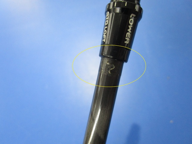 中古 トリプルエックス　AB601SX　45.5インチ  テーラーメイド用スリーブ 45.5インチシャフト ゴルフ用品