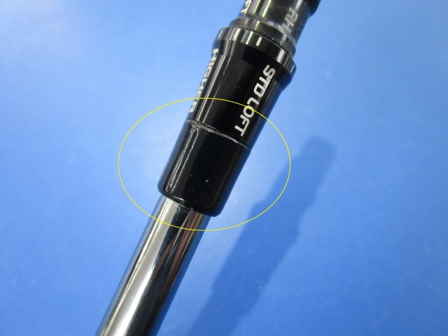 中古 KUROKAGE XM80（X） テーラーメイド用スリーブ 42.25インチシャフト ゴルフ用品