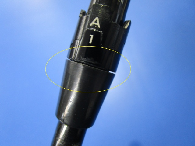 中古 The ATTAS V2 6(X) タイトリスト用スリーブ 45.25インチシャフト ゴルフ用品