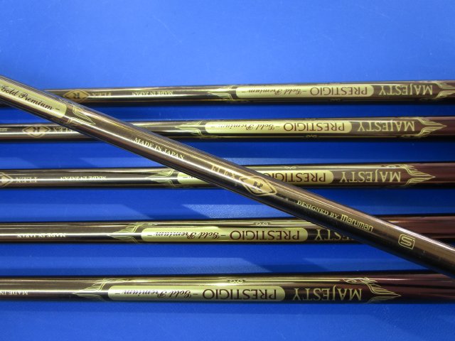 中古 マジェスティプレステジオゴールドプレミアム 6本アイアンセット ゴルフ用品