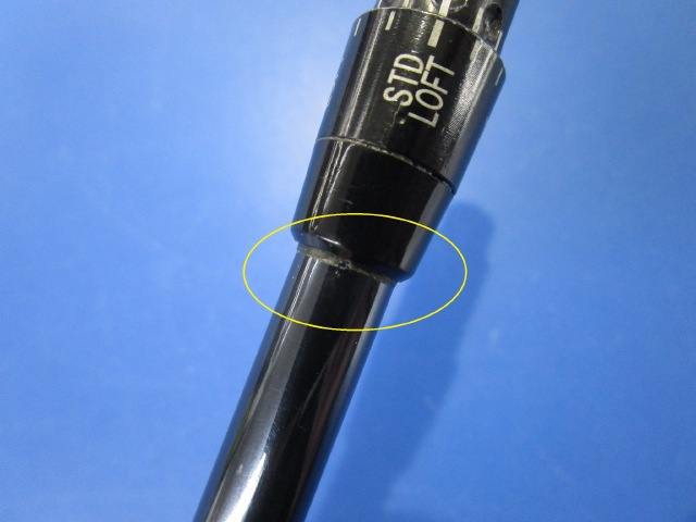中古 LIN-Q BLUE EX 5(S) スリクソン用スリーブ 45.25インチシャフト ゴルフ用品