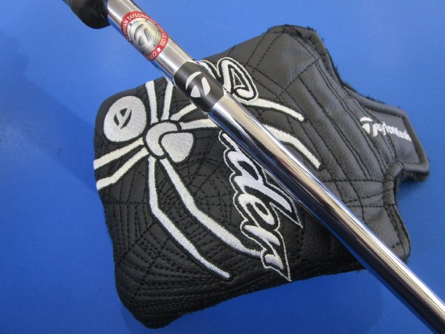 中古 SPIDER EX NAVY WHITE SLANTパター ゴルフ用品