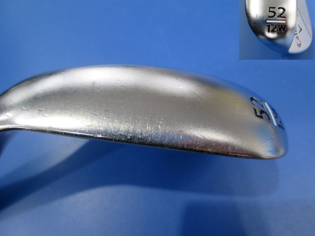 中古 JAWS RAW CHROME 52-12W 52°ウェッジ ゴルフ用品