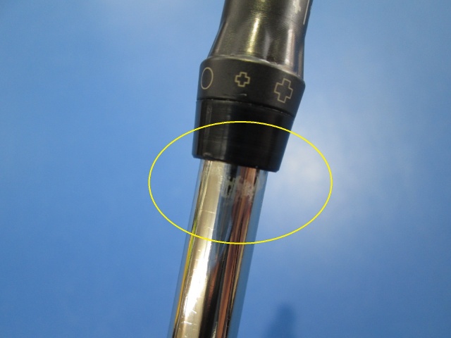 中古 DERAMAX 020D 5-X 44.5 ピンスリーブシャフト ゴルフ用品