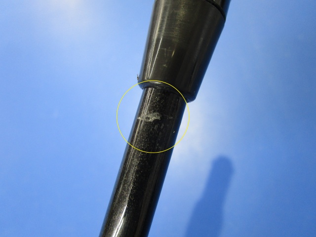 中古 The ATTAS V2 6(X) タイトリスト用スリーブ 45.25インチシャフト ゴルフ用品