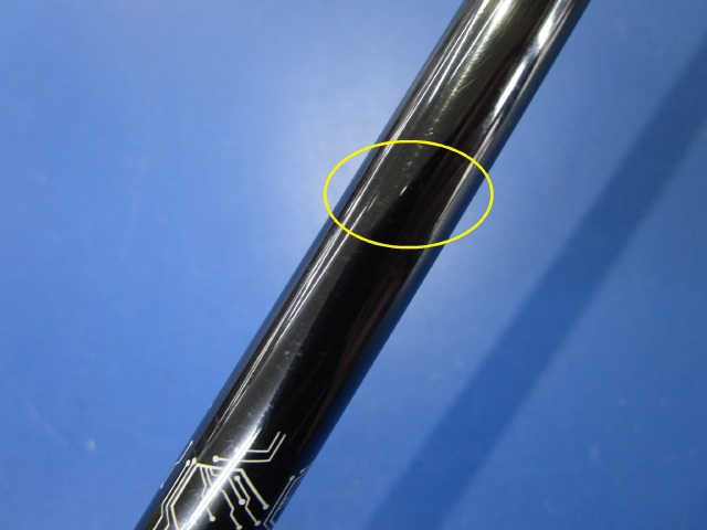 中古 LIN-Q BLUE EX 5(S) スリクソン用スリーブ 45.25インチシャフト ゴルフ用品