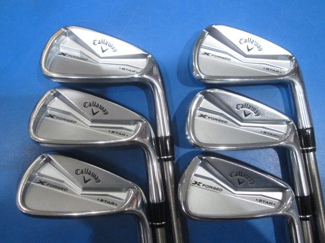 中古ゴルフ X-FORGED STAR 2024 6本の写真
