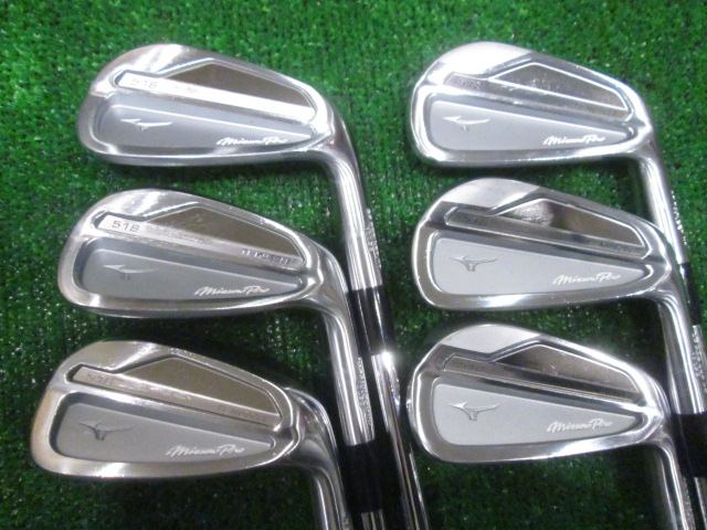中古ゴルフ Mizuno Pro 518 6本の写真