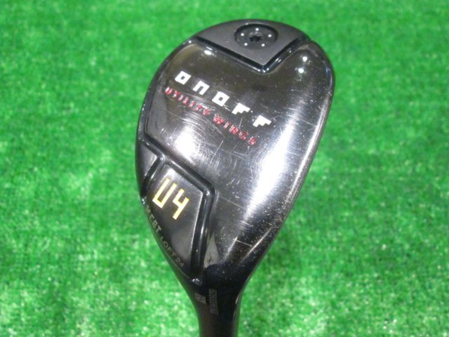 中古ゴルフ ONOFF UTILITY WINGS KURO 2024 U4 24°の写真