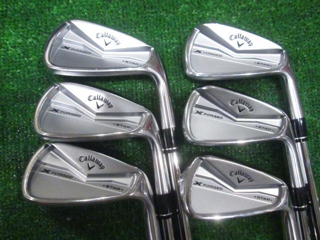 中古ゴルフ X-FORGED STAR 2024 6本の写真