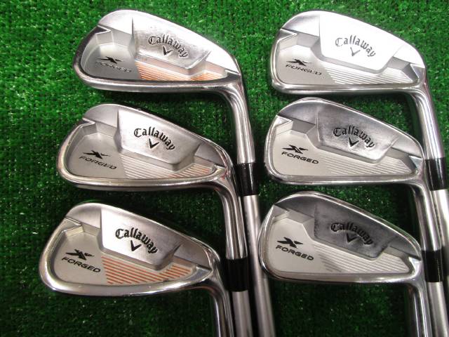 中古ゴルフ X-FORGED STAR 2021 6本の写真