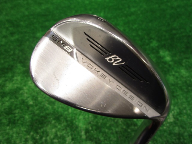 中古ゴルフ ボーケイSM8ブラッシュドスチール58-12D 58°
