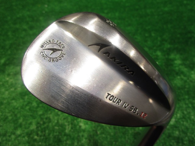 中古ゴルフ アキラ ツアーウェッジIV 58-12 58°
