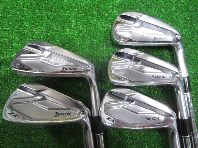 中古ゴルフ スリクソンZX7 5本の写真