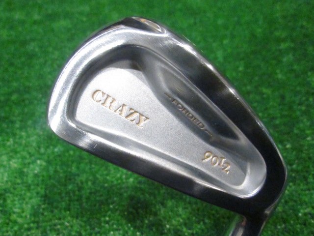 中古 CRAZY 9012 ゴールドペイント 6本アイアンセット ゴルフ用品