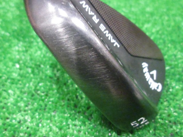 中古 JAWS RAW BLACK 52-10S 52°ウェッジ ゴルフ用品
